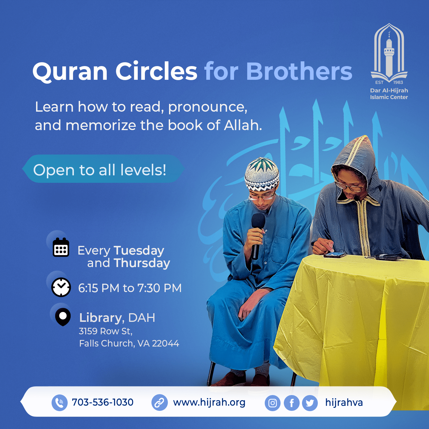Quran Circles for Brothers